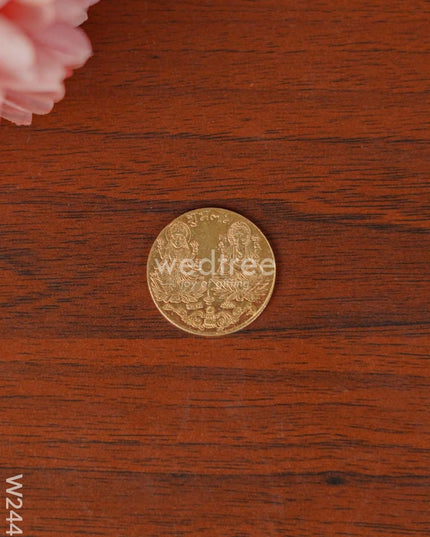 Gold Plated Coin - W2446 German Silver Figurine