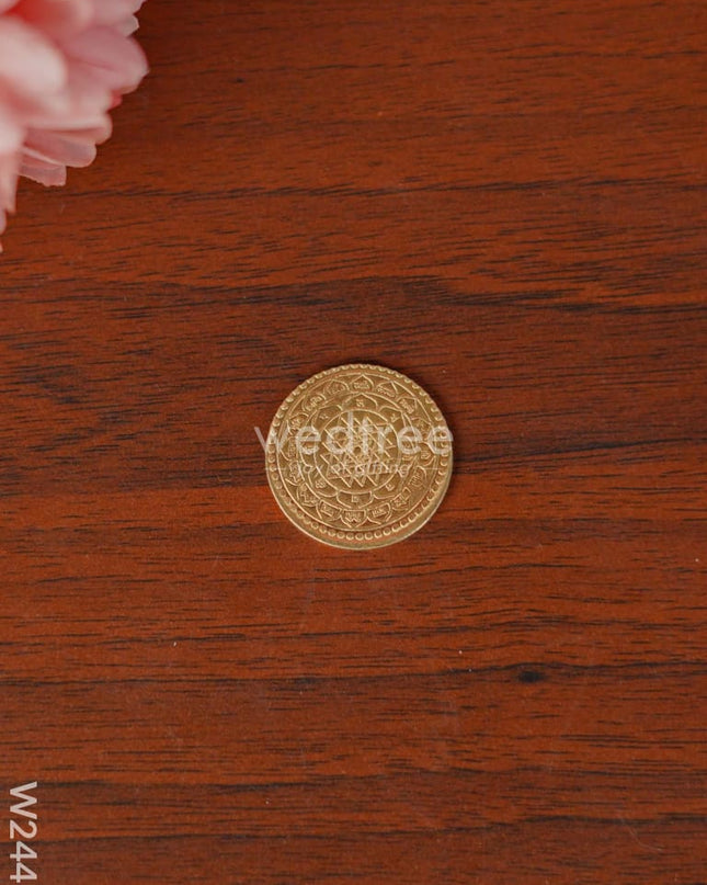 Gold Plated Coin - W2446 German Silver Figurine