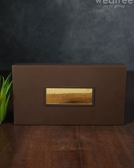 Gold Plated Prayer Box Large - Wl1094 Paduka