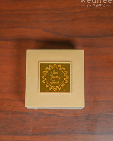 Gold Plated Prayer Box Mini - Wl1092 Paduka
