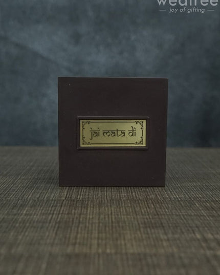 Gold Plated Prayer Box Mini - Wl1092 Paduka