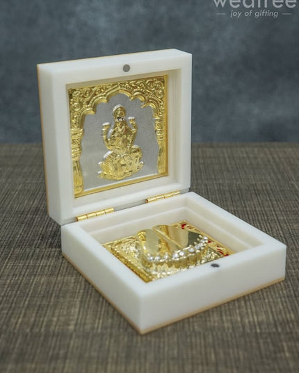 Gold Plated Prayer Box Mini - Wl1092 Paduka
