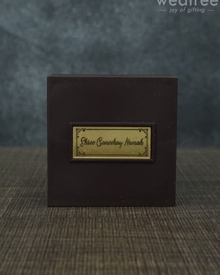 Gold Plated Prayer Box Mini - Wl1092 Paduka