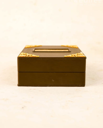 Gold Plated Prayer Box Mini - WL1092 - Paduka Prayer Box