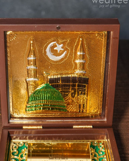 Gold Plated Prayer Box Small - Wl1093 Paduka