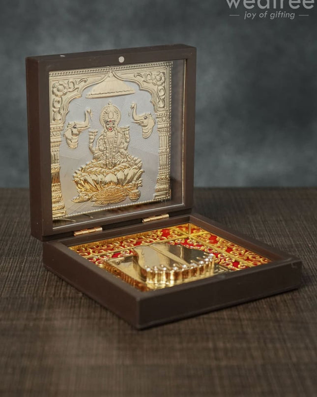 Gold Plated Prayer Box Small - Wl1093 Paduka