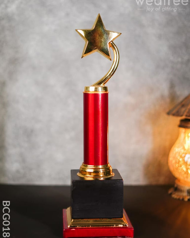 Gold Star Trophy - 15 Inch Bcg0184 Branding