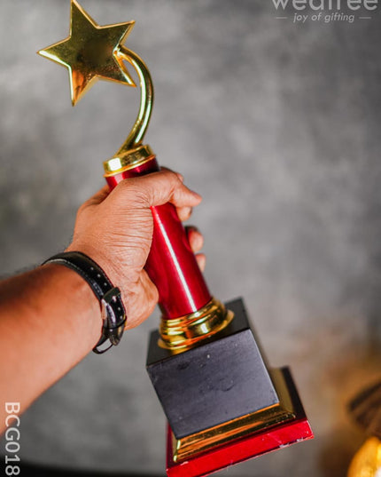 Gold Star Trophy - 15 Inch Bcg0184 Branding