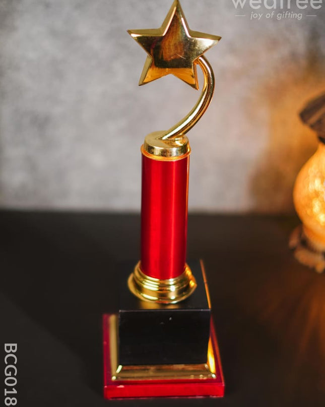 Gold Star Trophy - 15 Inch Bcg0184 Branding