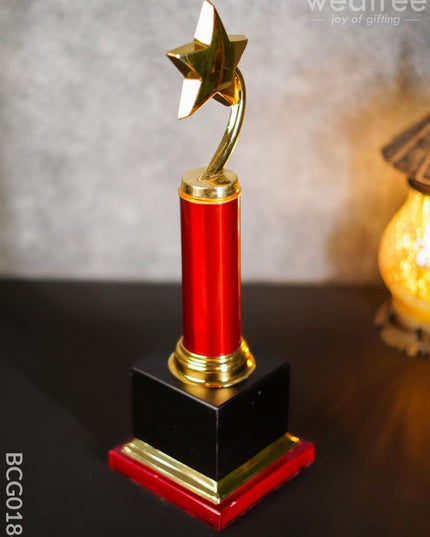 Gold Star Trophy - 15 Inch Bcg0184 Branding
