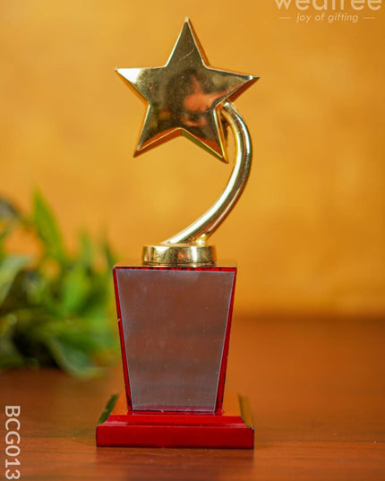 Gold Star Trophy - Bcg0130 Branding