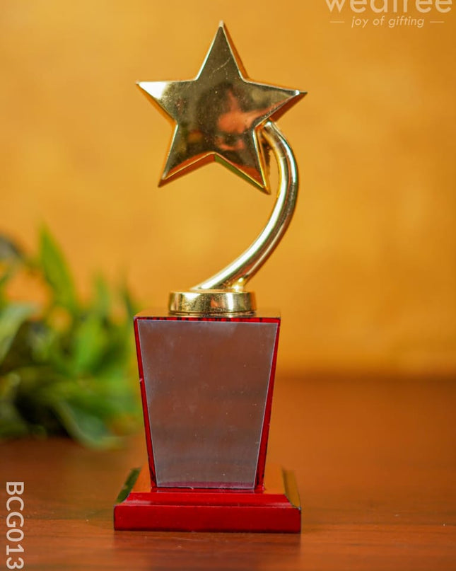 Gold Star Trophy - Bcg0130 Branding