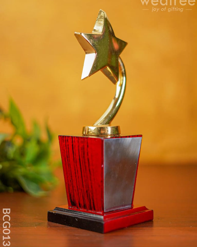 Gold Star Trophy - Bcg0130 Branding
