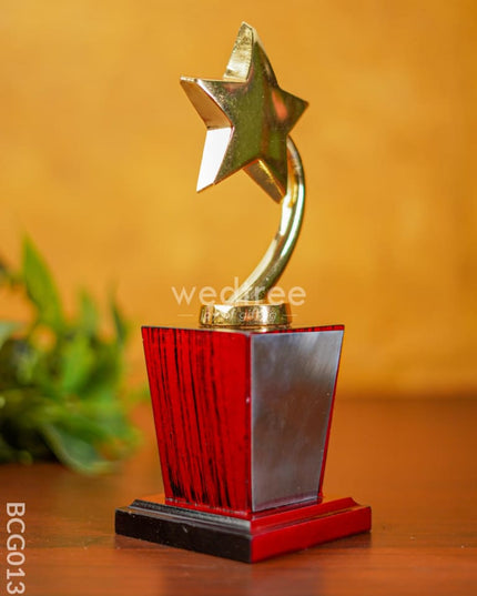 Gold Star Trophy - Bcg0130 Branding