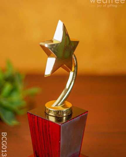 Gold Star Trophy - Bcg0130 Branding