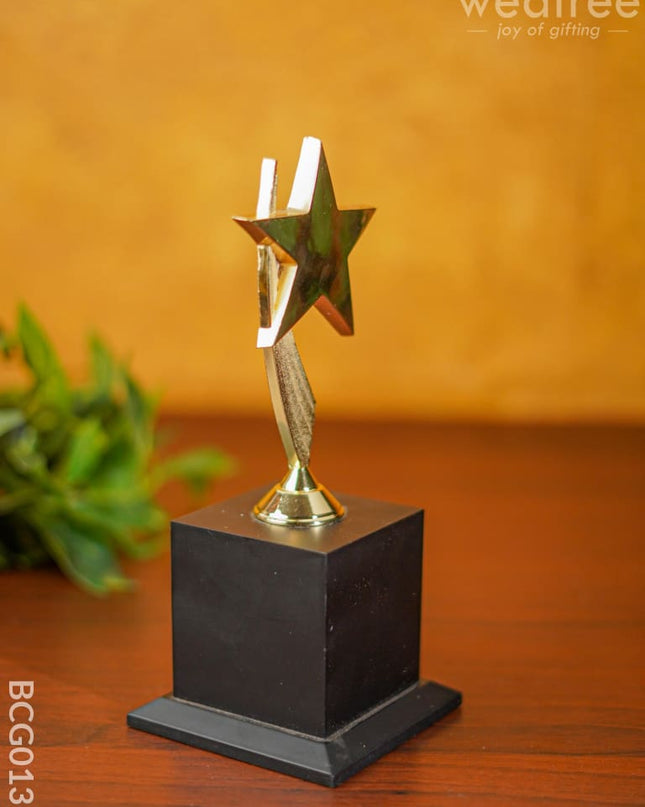 Gold Star Trophy - Bcg0131 Branding