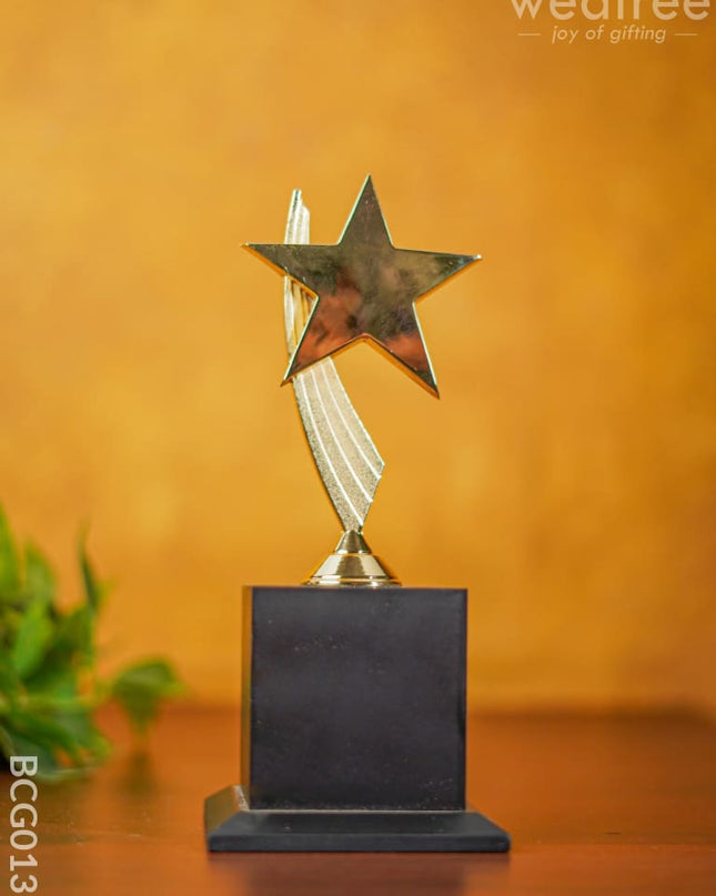 Gold Star Trophy - Bcg0131 Branding
