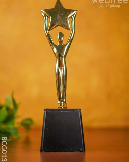 Gold Star Trophy - Bcg0132 Branding