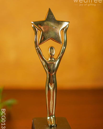 Gold Star Trophy - Bcg0132 Branding