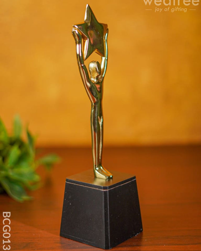 Gold Star Trophy - Bcg0132 Branding