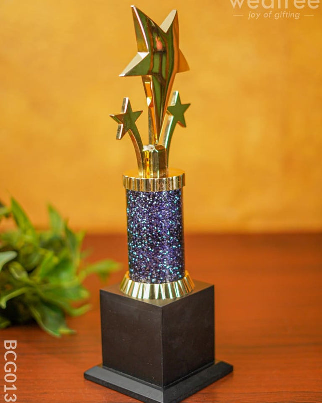 Gold Star Trophy - Bcg0133 Branding