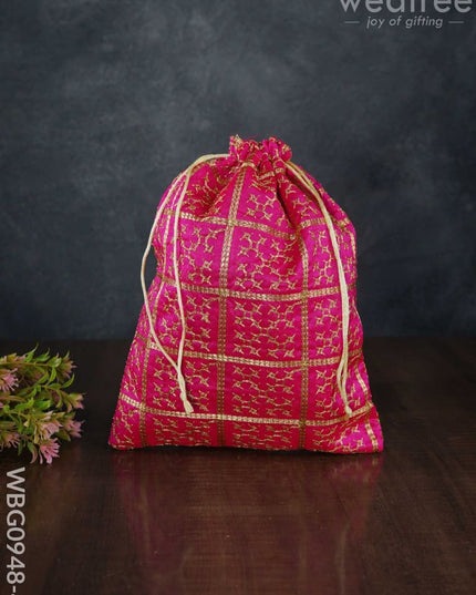 Golden Embroidary String Bag - Wbg0948 Big Bags