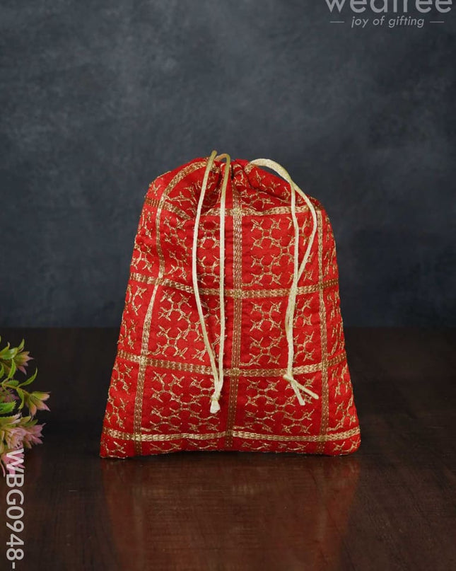 Golden Embroidary String Bag - Wbg0948 Medium Bags
