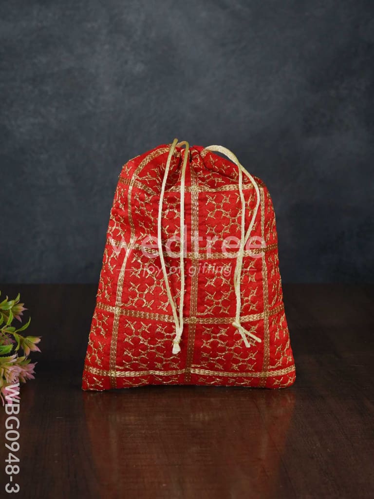 Golden Embroidary String Bag - Wbg0948 Medium Bags