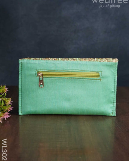 Golden Embroidery Sling Bag With Zardosi Work - Wl3028 Bags
