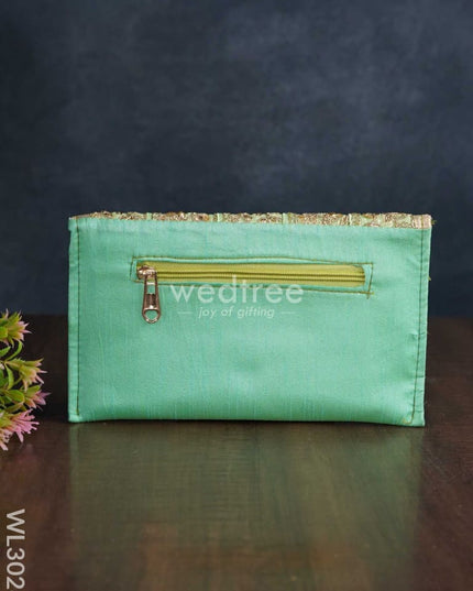 Golden Embroidery Sling Bag With Zardosi Work - Wl3028 Bags