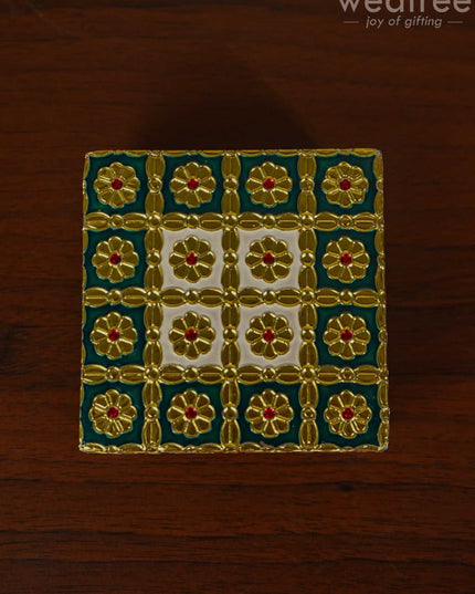 Meenakari Golden Manai - Wbg1105 Pooja Utilities