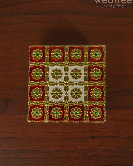 Meenakari Golden Manai - Wbg1106 Pooja Utilities