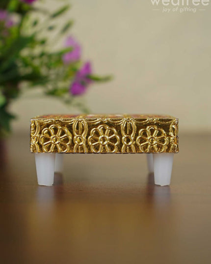 Meenakari Golden Manai - Wbg1106 Pooja Utilities