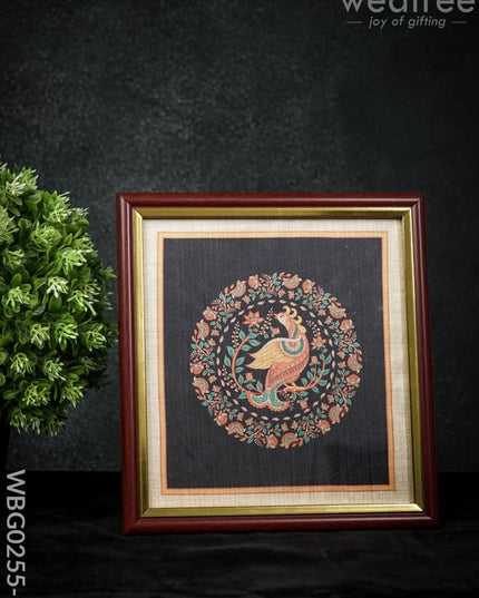 Golden Frame:  Peacock Design - Wbg0255-1 Frame:peacock Model 1 Wall Hanging Frames