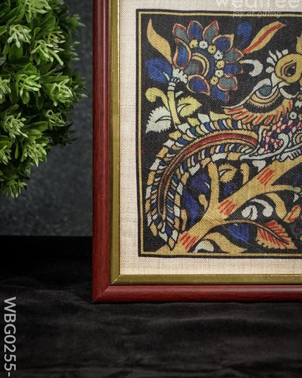 Golden Frame:peacock Design - Wbg0255-6 Wall Hanging Frames