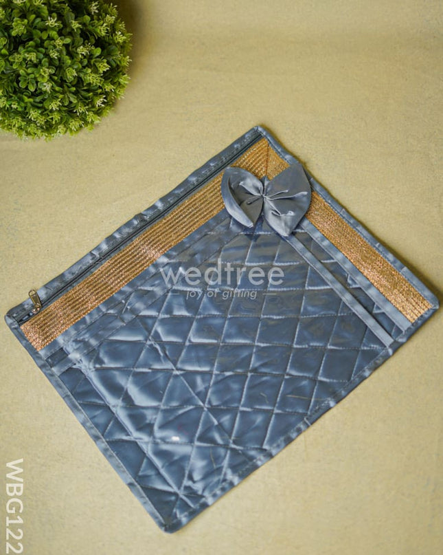 Golden Lace Saree Cover - Wbg1229 Bags
