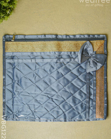 Golden Lace Saree Cover - Wbg1229 Bags