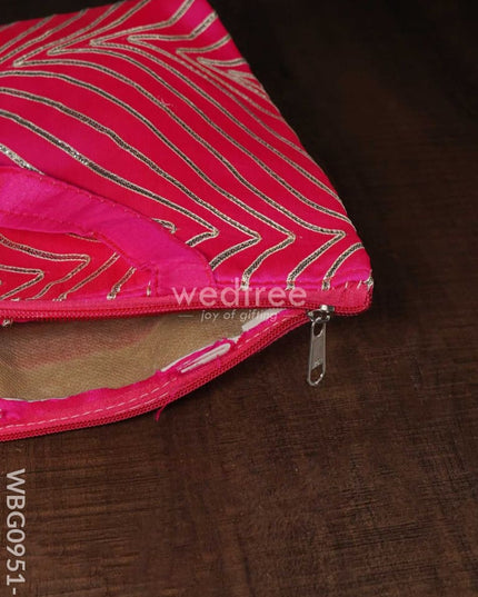 Golden Lace Work Hand Bag - (10X8) Wbg0951 Bags