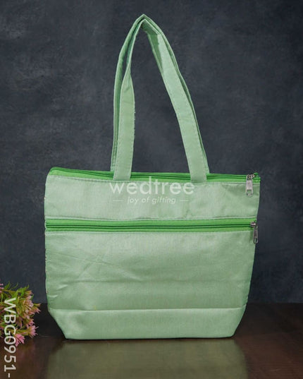 Golden Lace Work Hand Bag - (10X8) Wbg0951 Bags