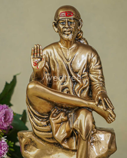 Golden Sai Baba Idol - Wl3290 Showpieces