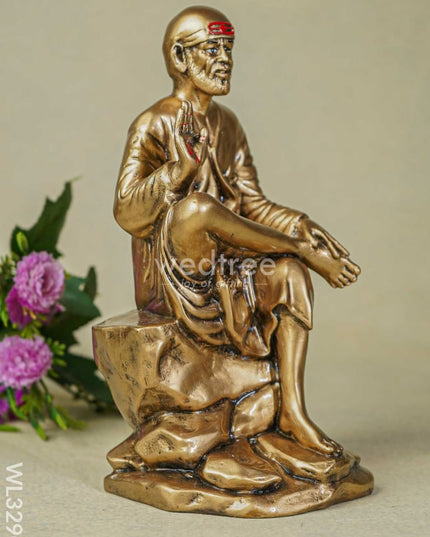 Golden Sai Baba Idol - Wl3290 Showpieces
