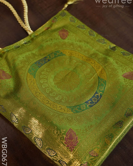 Grand Banarasi Hand Bag (12X12) - Wbg0671 Bags