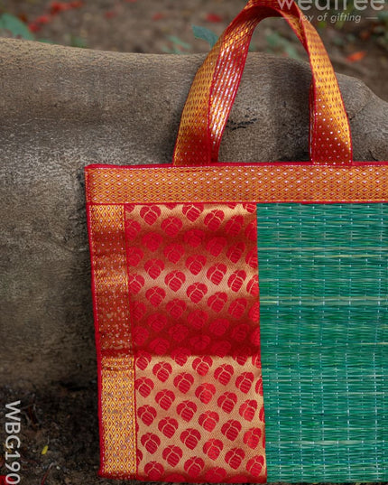 Half and Half Korai Handbag - 10x10 inch - WBG1905 - Hand Bags