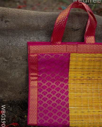 Half and Half Korai Handbag - 10x10 inch - WBG1905 - Hand Bags