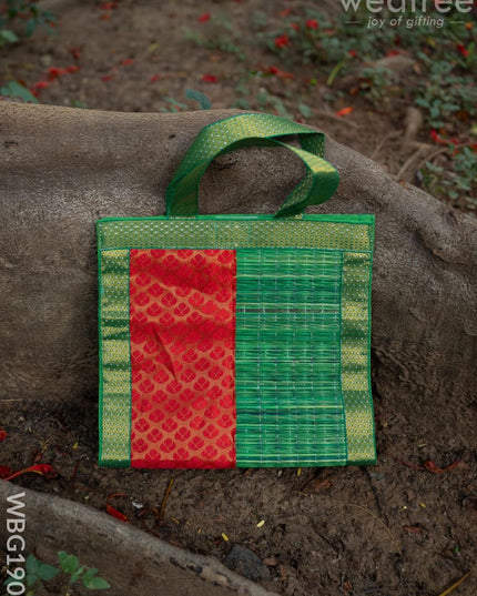 Half and Half Korai Handbag - 10x10 inch - WBG1905 - Hand Bags