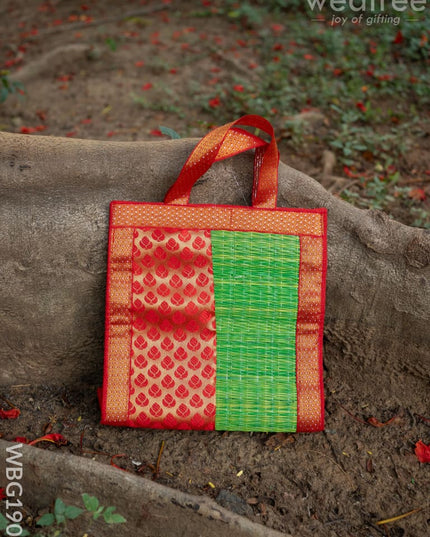 Half and Half Korai Handbag - 10x10 inch - WBG1905 - Hand Bags
