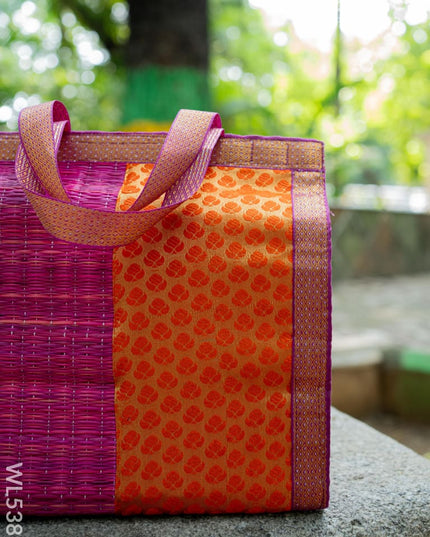 Half and Half Korai Handbag - 12x12 inch - WL5389 - Wedding Essentials
