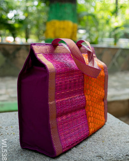 Half and Half Korai Handbag - 12x12 inch - WL5389 - Wedding Essentials