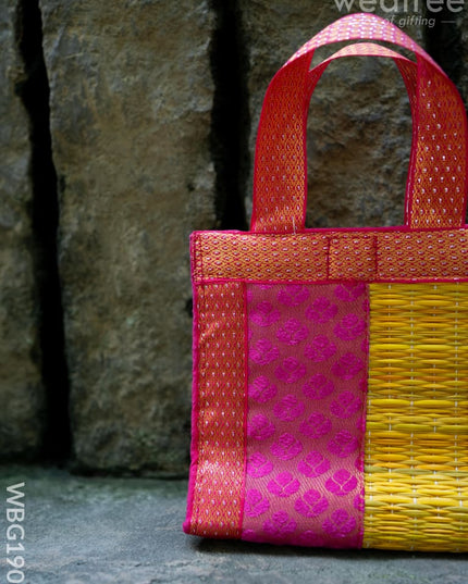 Half and Half Korai Handbag - 6X6 inch - WBG1902 - Hand Bags