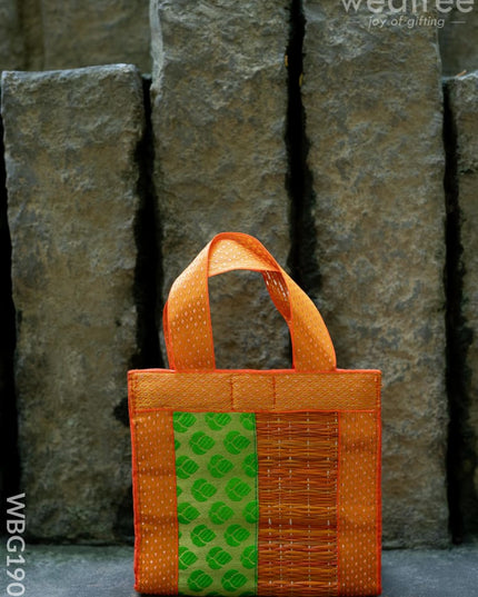 Half and Half Korai Handbag - 6X6 inch - WBG1902 - Hand Bags